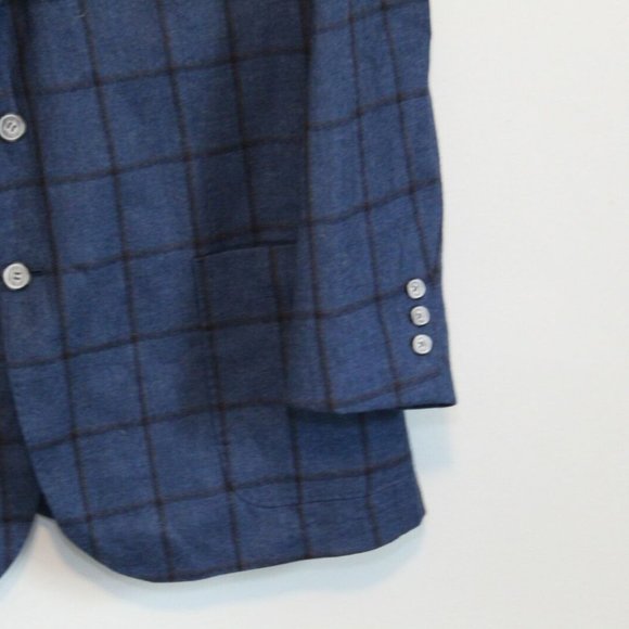 Peter Millar Plaid Soft Wool Blazer H11183 - Picture 3 of 10
